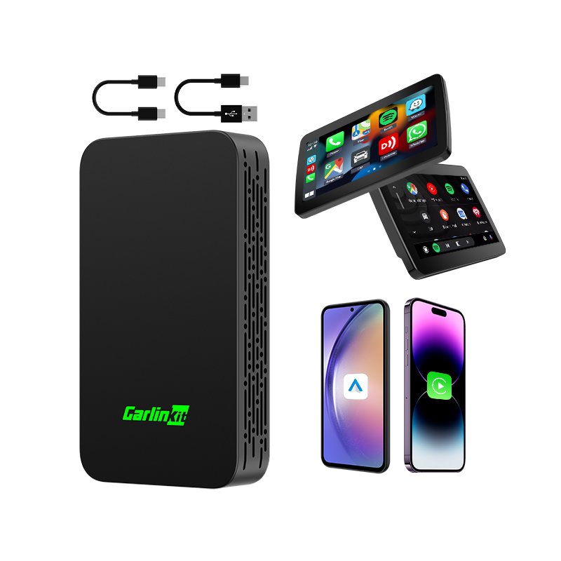 Carlinkit Wireless Carplay Ai Box Wireless Android Auto Usb Multimedia Car Android Play 2 in 1 Universal Carplay Adapter